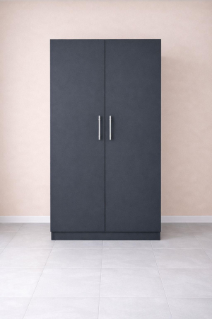 Dressinguri - Dulap cu bară pentru haine din PAL – Dulap dormitor Antracit