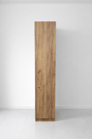 Dulapuri - Dulap tip soldat dormitor din PAL cu ușă – Stejar Auriu