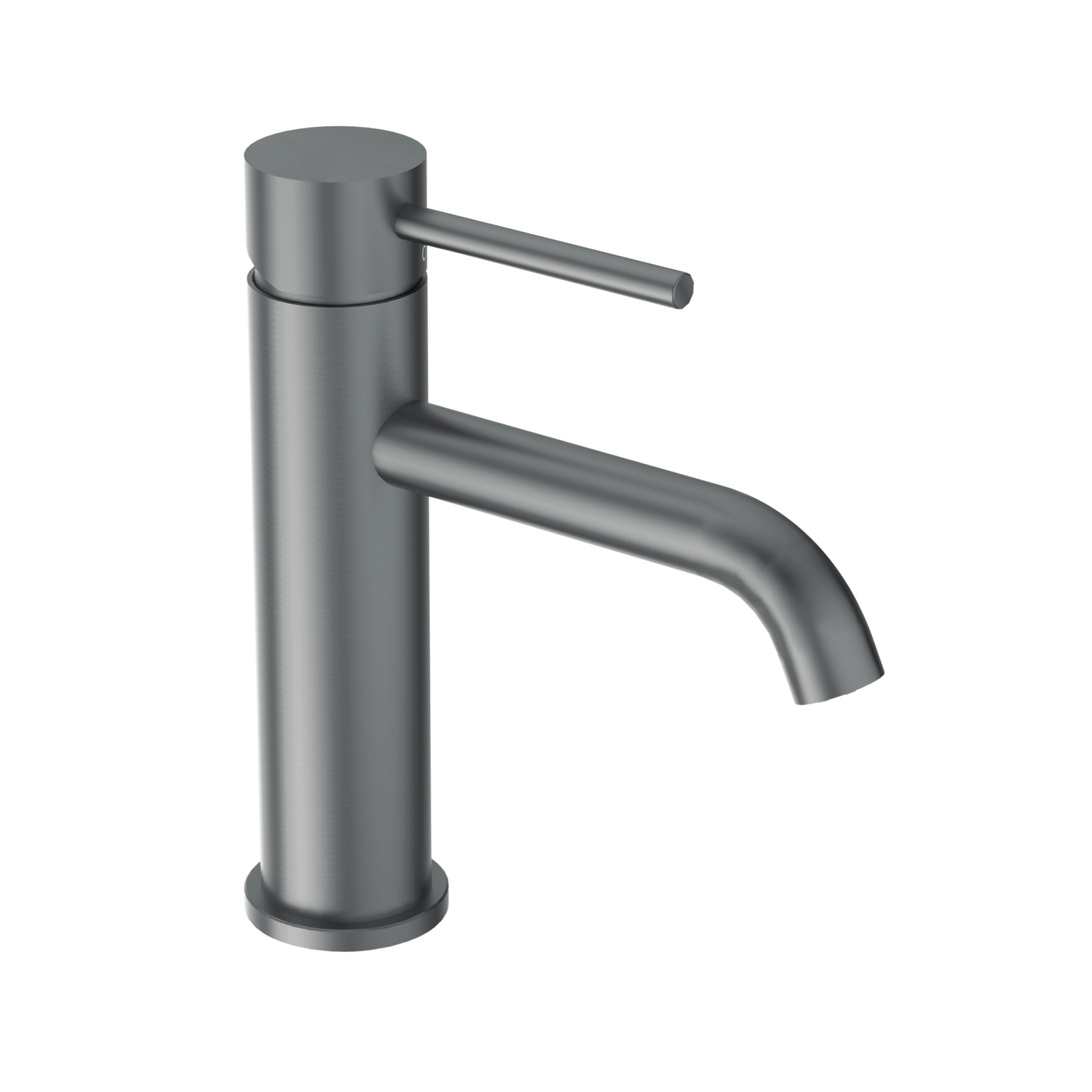 Baterie lavoar Balneo CASCADE, monocomanda, 18.4x11.4 cm, Gun Metal [2]