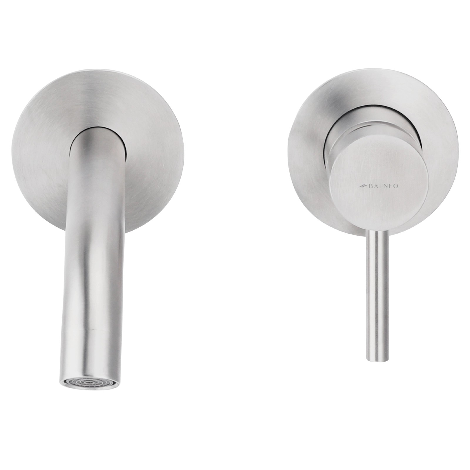 Baterie lavoar compactă, încastrată, Balneo CASCADE, monocomandă, Inox [3]