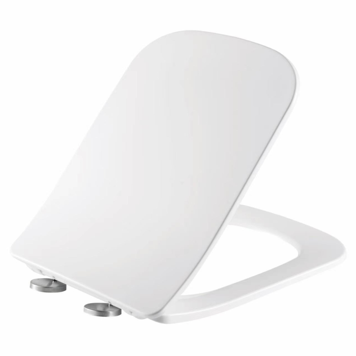 Capac WC cu închidere lentă Balneo LUGA Alb, 44.5x34 cm [4]