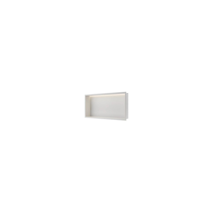 Raft încastrat Balneo Wall-Box One, 60x30x10 cm, Alb cu LED [3]
