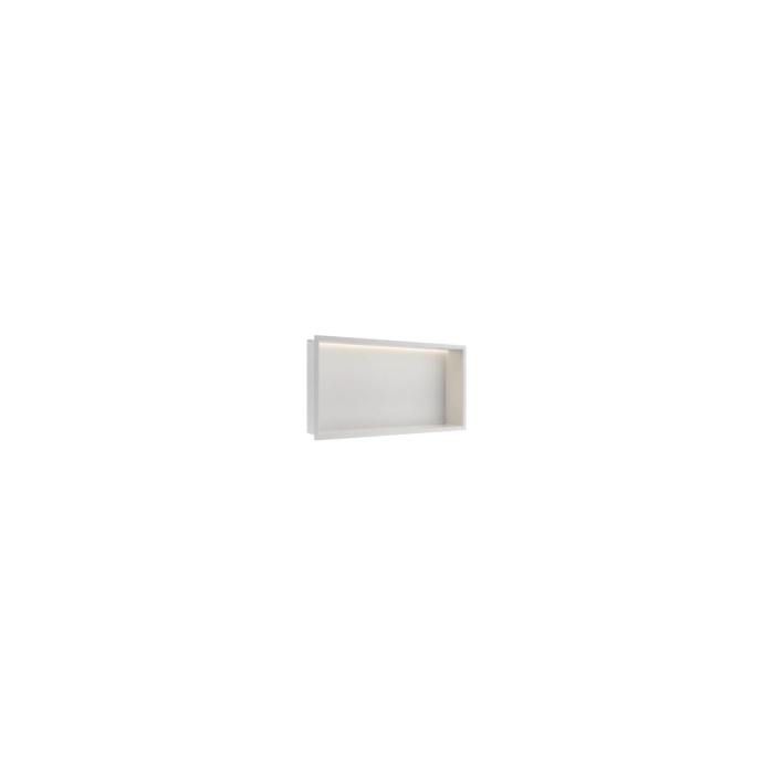 Raft încastrat Balneo Wall-Box One, 60x30x10 cm, Alb cu LED [2]