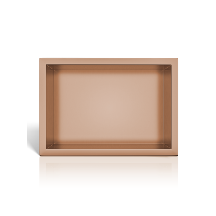 Raft incastrat Balneo Wall-Box, nisa de dus, cupru periat, 30x20x10 cm [3]