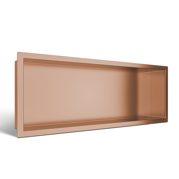 Raft incastrat Balneo Wall-Box, nisa de dus, cupru periat, 60x20x10 cm [3]