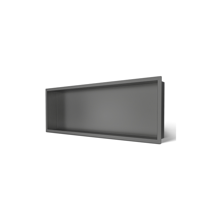 Raft incastrat Balneo Wall-Box One, nisa de dus, Gun Metal periat, 45x20x10 cm [3]