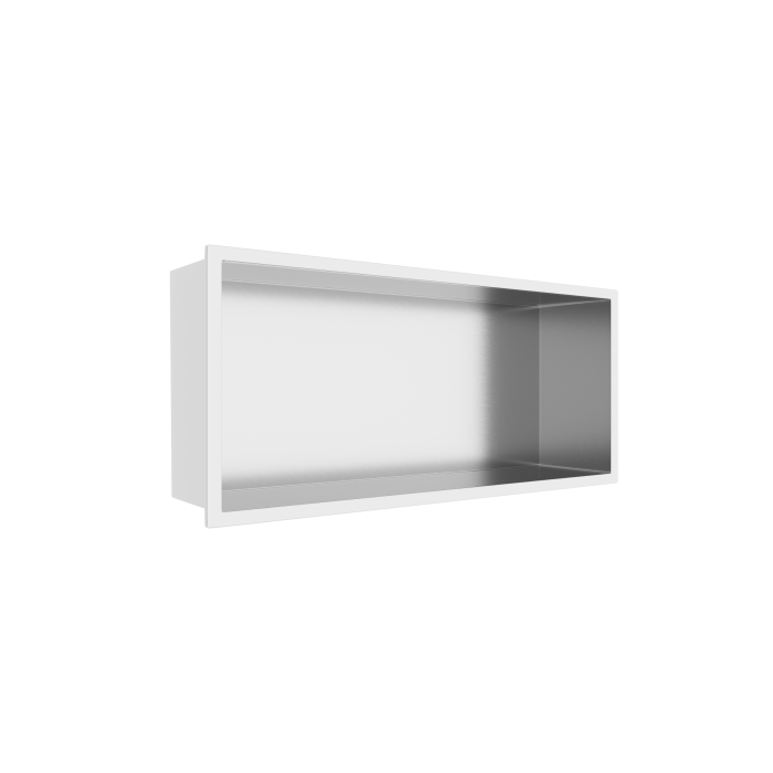 Raft incastrat Balneo Wall-Box, nisa de dus, inox periat, 45 x 20 x 10 cm [4]