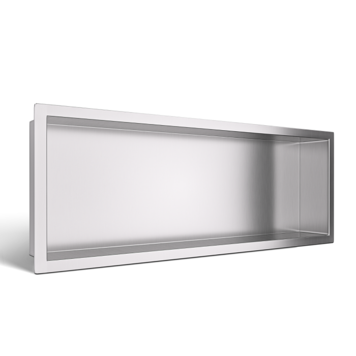 Raft incastrat Balneo Wall-Box, nisa de dus, inox periat, 60 x 20 x 10 cm [4]