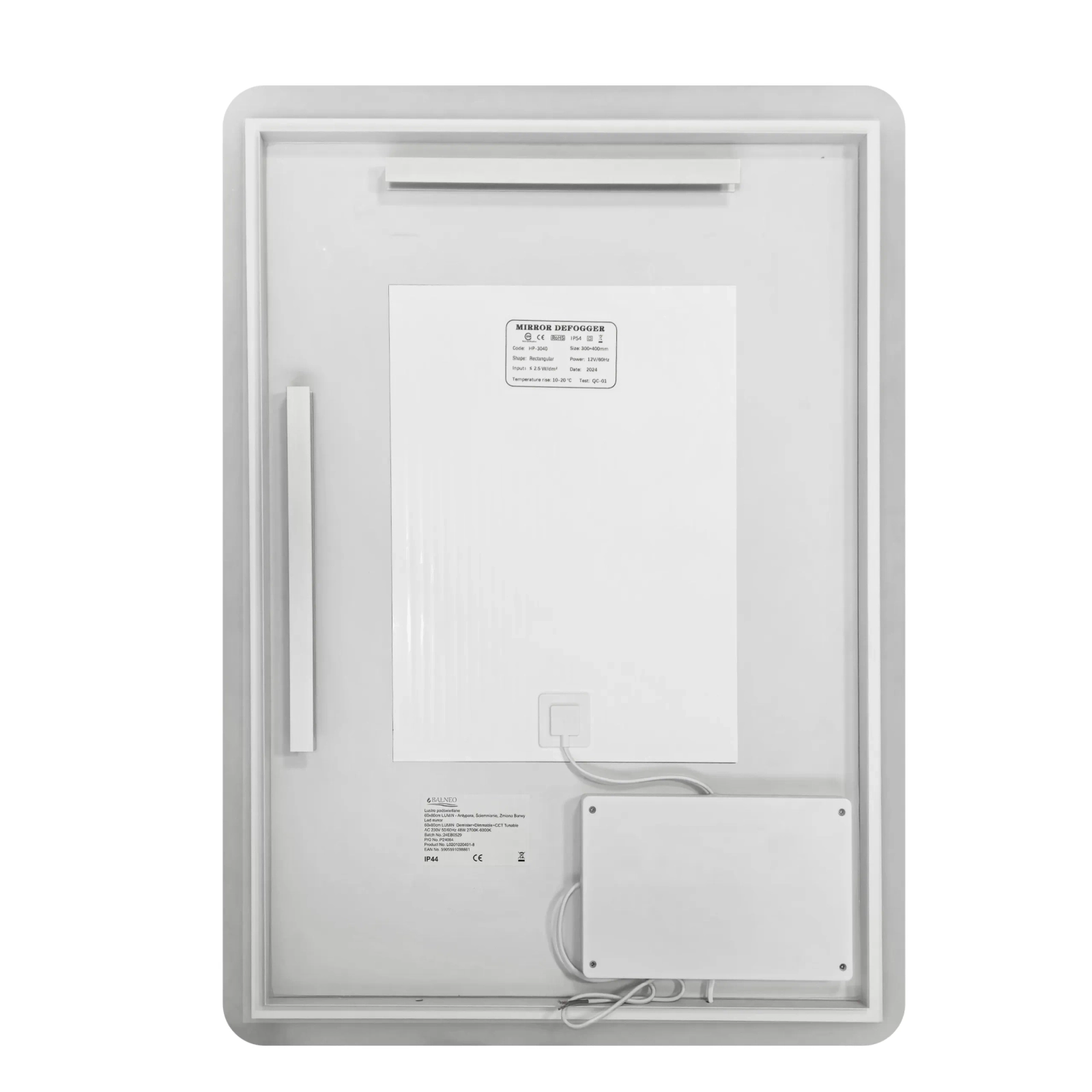 Oglindă rectangulară iluminată MARINO 60x80 cm [4]