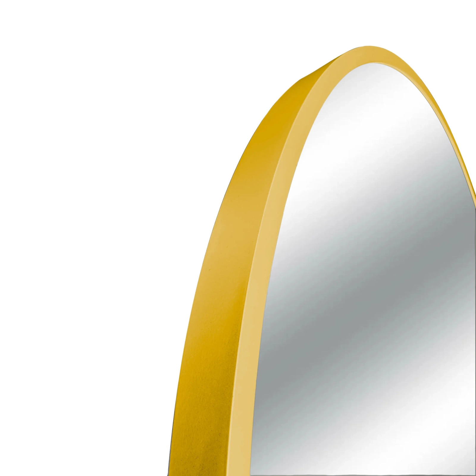 Oglindă rotundă de perete CORINA cu ramă aurie Ø 100 cm [3]