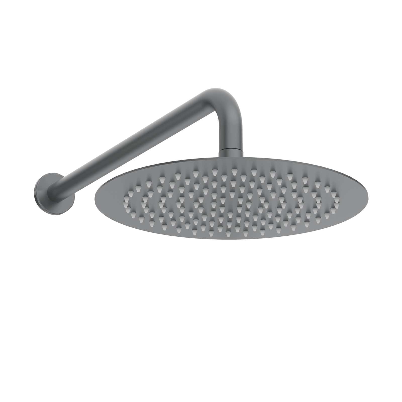 Pălărie de duș tip ploaie Balneo CASCADE, rotundă, 25 cm, gun metal [2]