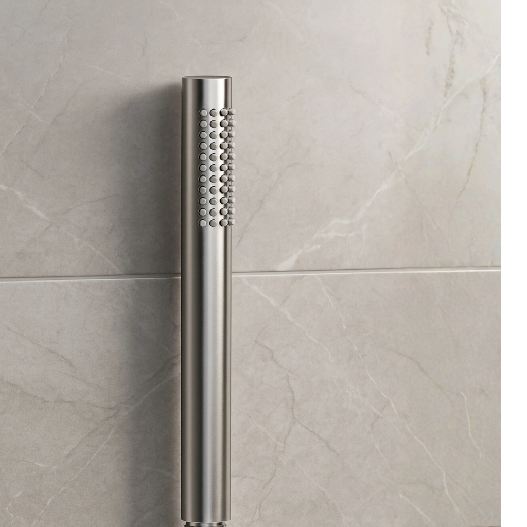 Pară de duș Balneo CASCADE, 21x2.4 cm, cu perlator, inox [3]