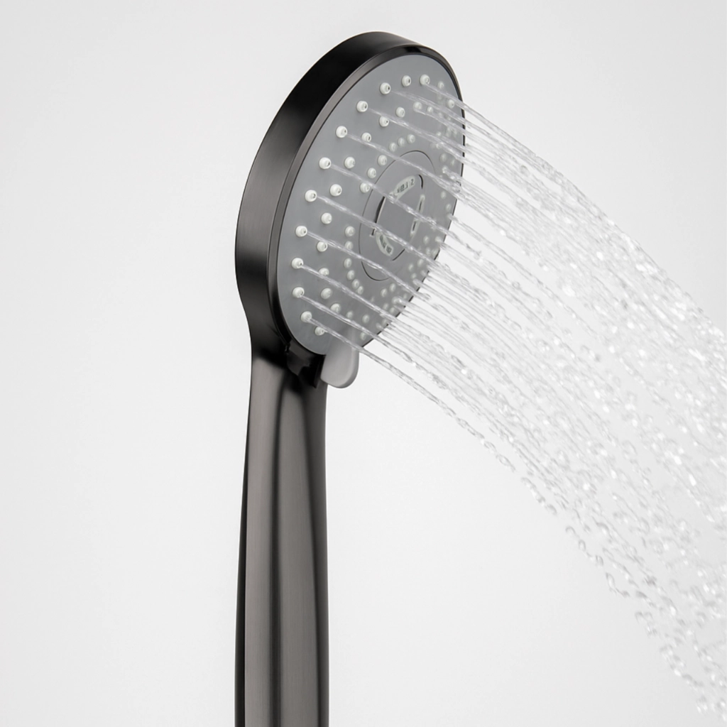 Pară de duș Balneo CASCADE, 24.5x9.7 cm, cu 3 funcții de pulverizare, gun metal [4]