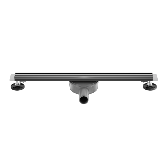 Rigolă de duș faianțabilă îngustă Balneo Slim & Low ProLine Grafit (Gun Metal), 80 cm [6]