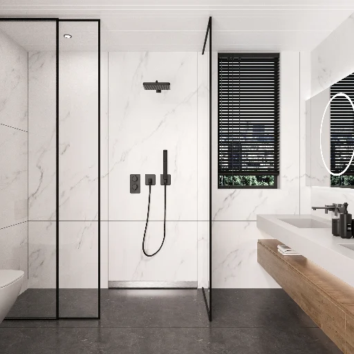 Rigolă de duș încastrată în perete, faianțabilă, Balneo W-Drain NEXT Inox, 100 cm [4]