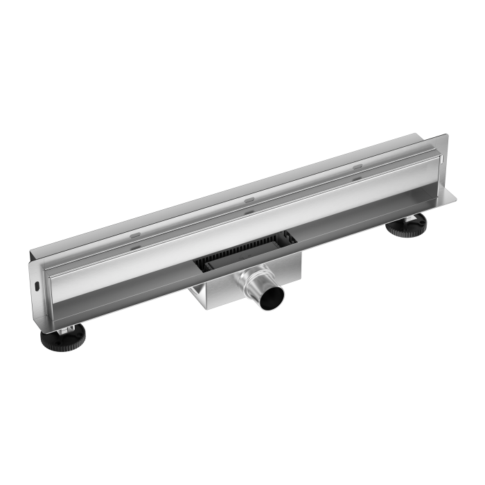 Rigolă de duș încastrată în perete, faianțabilă, Balneo W-Drain NEXT Inox, 70 cm [2]