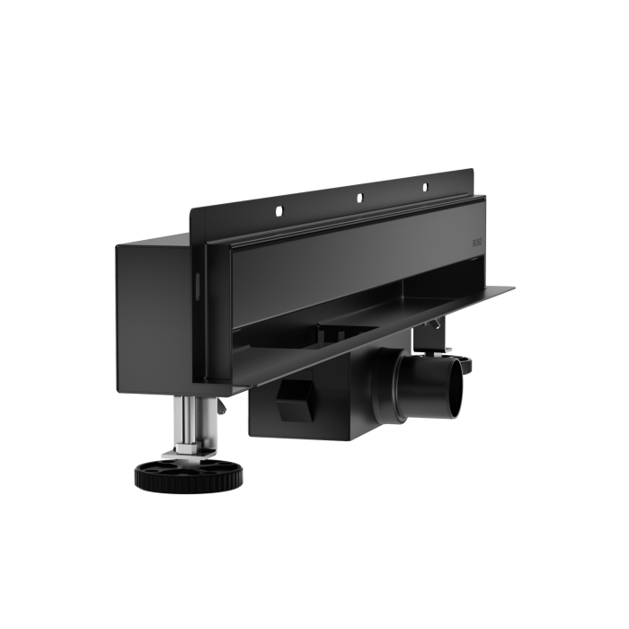 Rigolă de duș încastrată în perete, faianțabilă, Balneo W-Drain NEXT Negru, 100 cm [5]