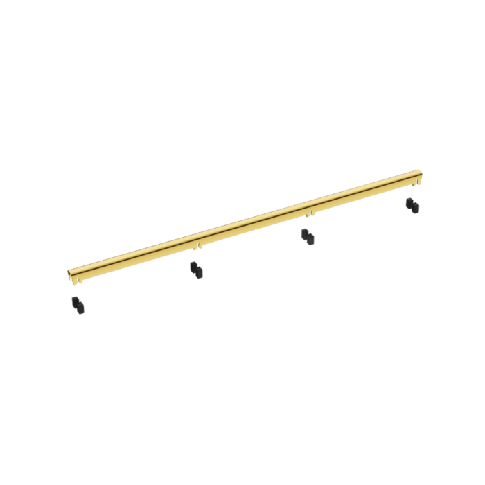 Rigolă de duș faianțabilă îngustă Balneo Slim & Low ProLine Auriu mat, 70 cm [5]