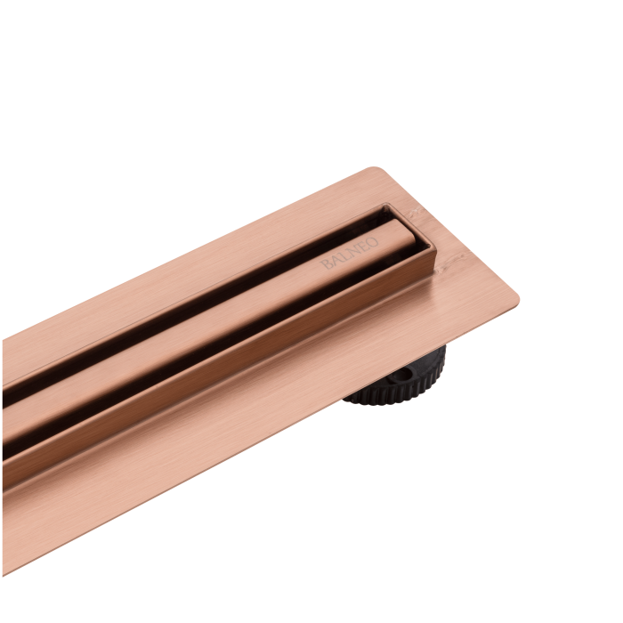 Rigolă de duș faianțabilă îngustă Balneo Slim & Low ProLine Cupru, 80 cm [2]