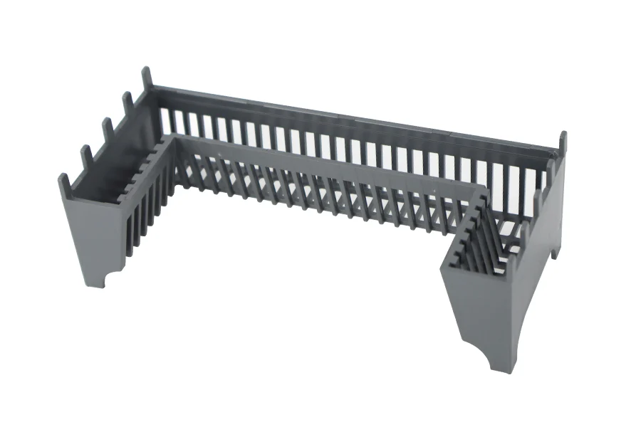 Rigolă de duș liniară faianțabilă, reversibilă, Balneo Duplex NEXT Negru, 100 cm [4]