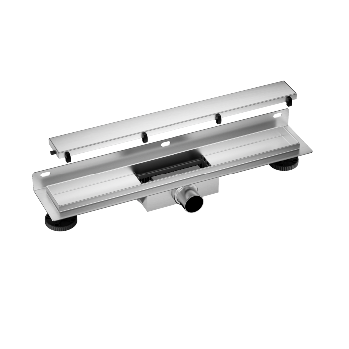 Rigolă de duș pentru perete și pardoseală, faianțabilă, Balneo Wall & Floor NEXT Inox, 50 cm [2]