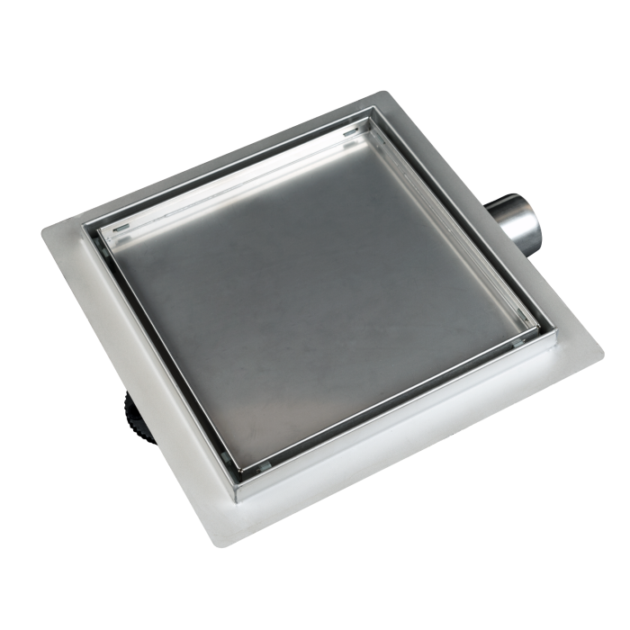 Scurgere de pardoseală, faianțabilă, pătrată Balneo SQ-Drain Inox, 15 x 15 cm [3]