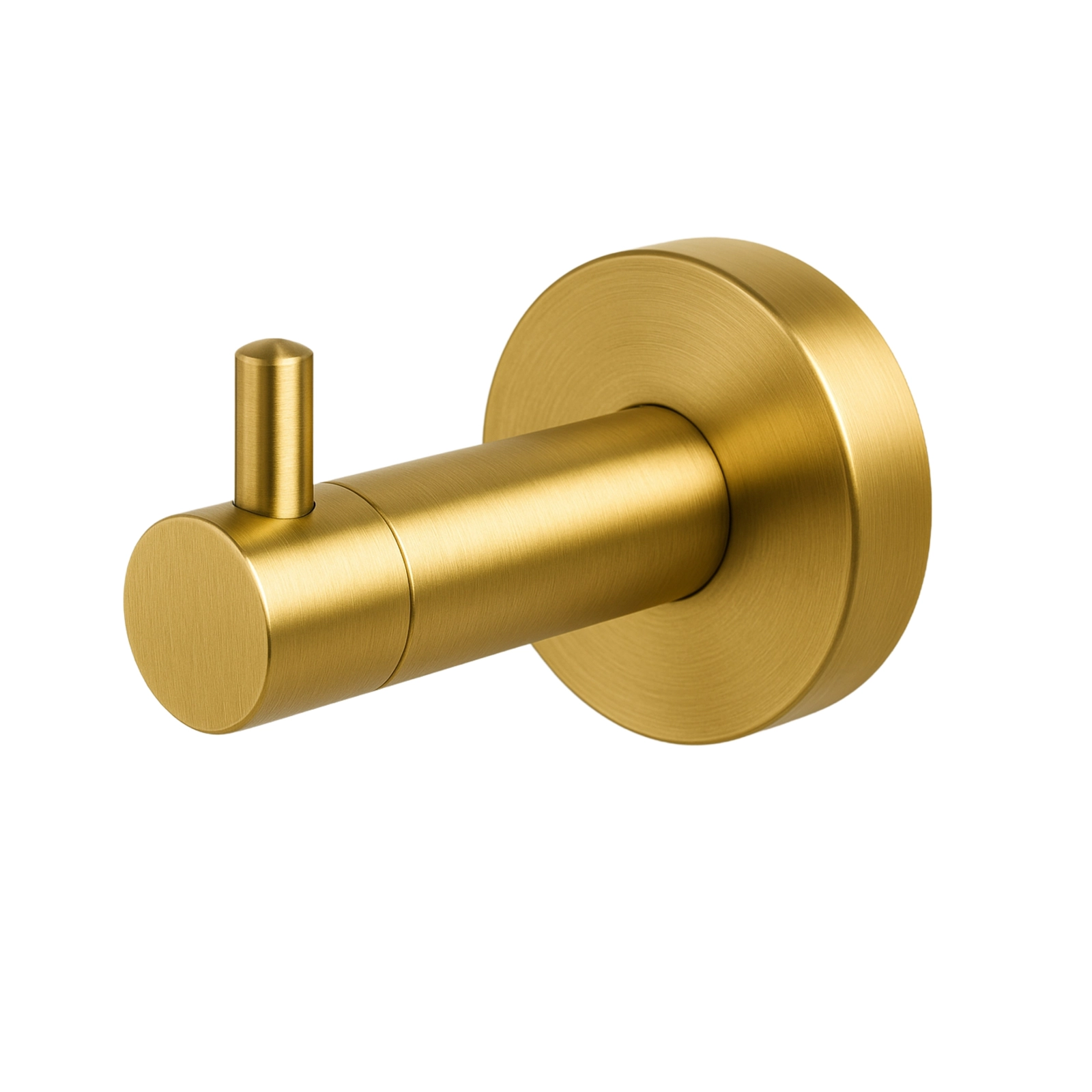 Cuiere si suporturi prosoape - Agățătoare baie QUBE, 19x67x59 mm, Auriu