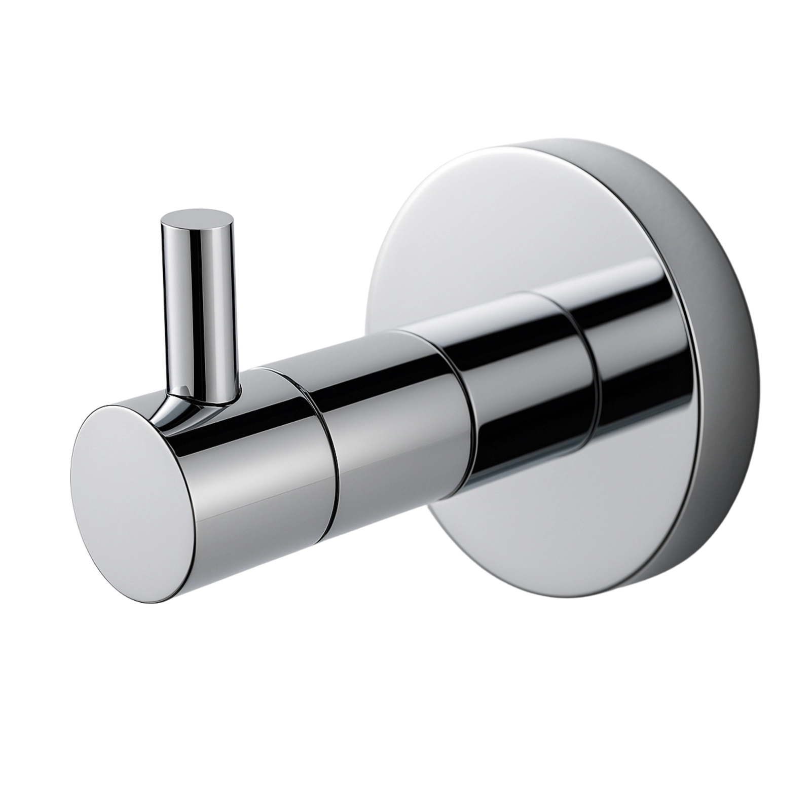 Cuiere si suporturi prosoape - Agățătoare baie QUBE, 19x67x59 mm, Crom