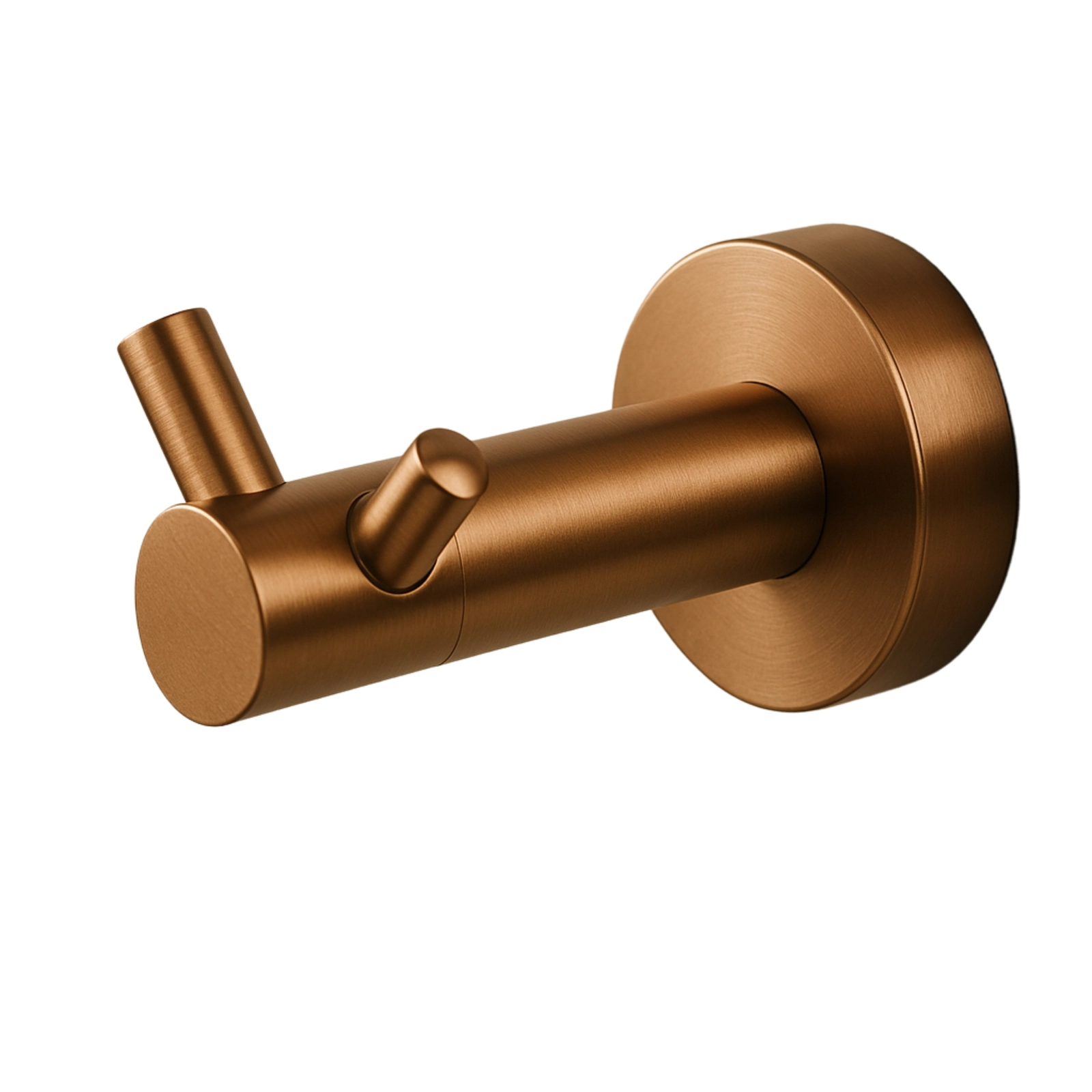 Cuiere si suporturi prosoape - Agățătoare baie QUBE 2, cupru, 19x67x50 mm