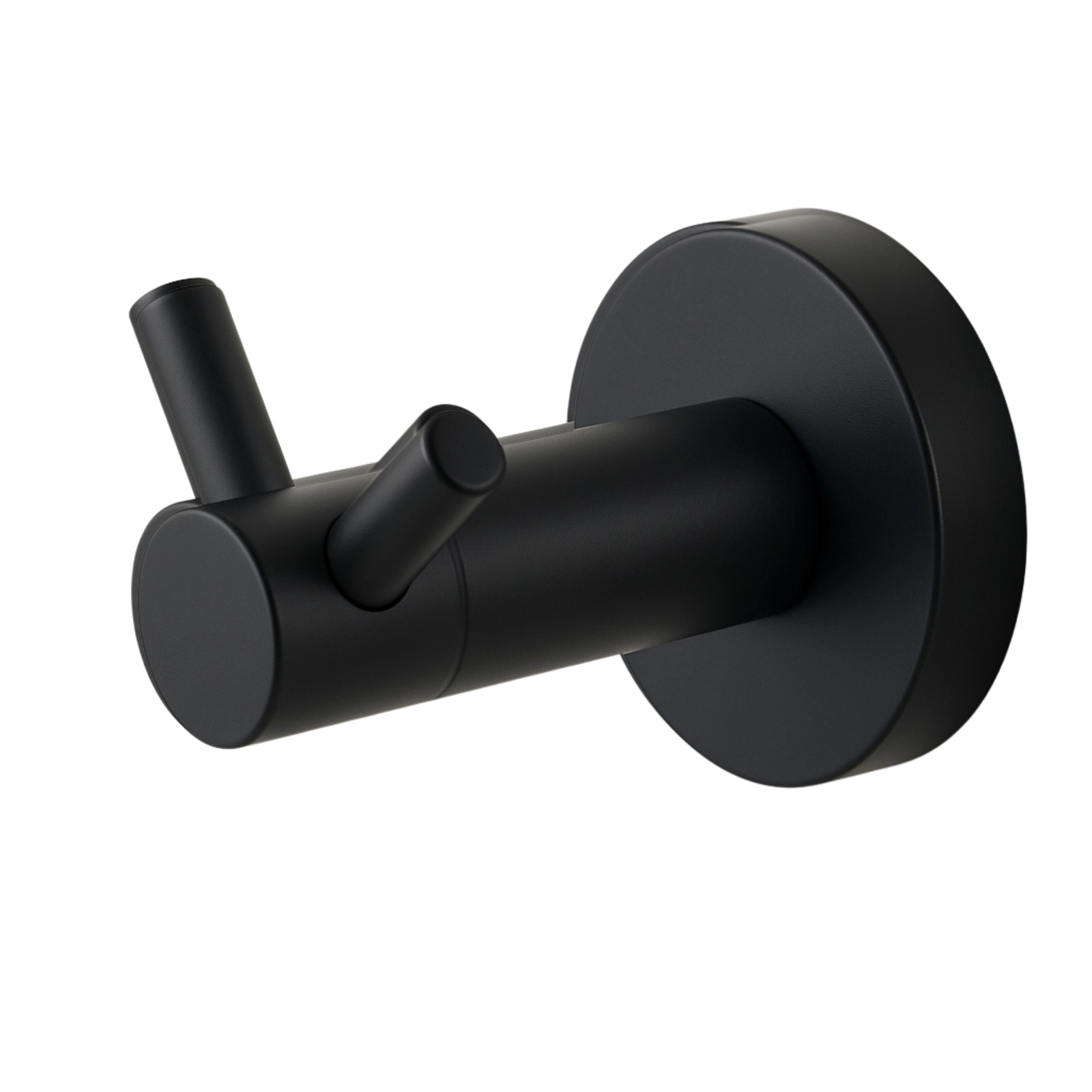 Cuiere si suporturi prosoape - Agățătoare baie QUBE 2, negru, 19x67x50 mm