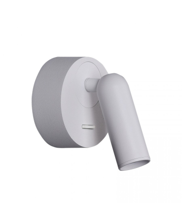 Aplice interior - Aplică cu lampă de citit LED, 3W, 3000K, din metal, aluminiu, alb, Zambelis Lights 25284