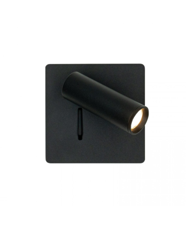 Aplice interior - Aplică cu lampă de citit LED, 3W, 3000K, din metal, aluminiu, Zambelis Lights 25281
