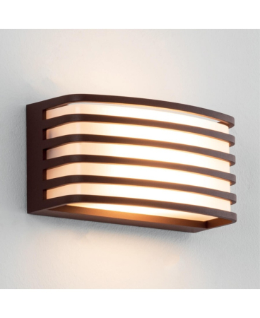 Aplice exterior - Aplică de exterior, 1 x E27, din aluminiu, maro închis, Zambelis Lights E275
