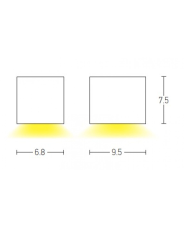 Aplice exterior - Aplică de exterior, 1 x GU10, din ABS, negru, Zambelis Lights E306
