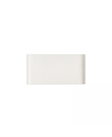 Iluminat exterior - Aplică de exterior, 2 x 6W, 3000K, din aluminiu, alb nisipiu, Zambelis Lights E239-W