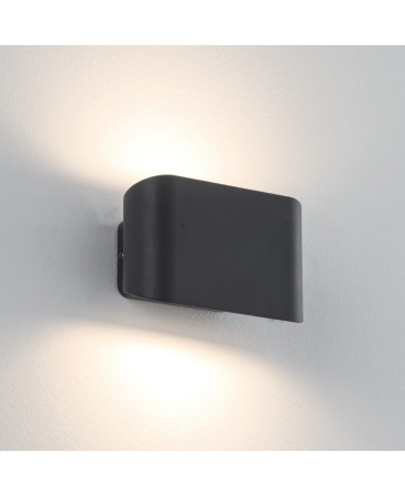 Aplice exterior - Aplică de exterior LED, 11W, 3000K, din aluminiu, grafit, Zambelis Lights E274