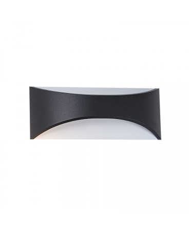 Aplice exterior - Aplică de exterior LED, 11W, 3000K, din aluminiu, gri închis, Zambelis Lights E265