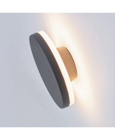 Iluminat exterior - Aplică de exterior LED, 12W, 3000K, din aluminiu, grafit, Zambelis Lights E237