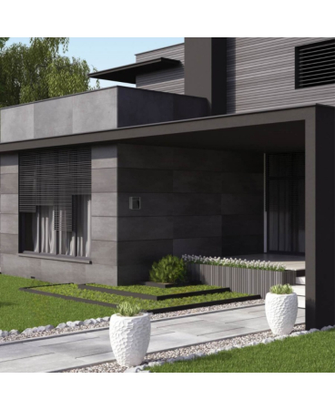 Iluminat exterior - Aplică de exterior LED, 13W, 3000K, din aluminiu, grafit, Zambelis Lights E353