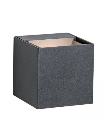 Iluminat exterior - Aplică de exterior LED, 2 x 3W, 3000K, grafit, Zambelis Lights E109