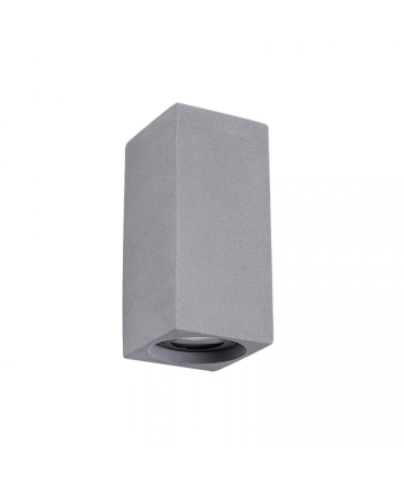 Iluminat exterior - Aplică de exterior LED, 2 x 4W, 3000K, din beton, Zambelis Lights E254