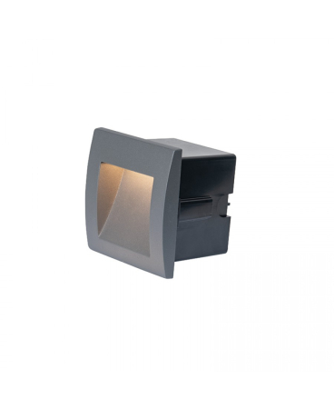 Iluminat exterior - Aplică de exterior LED, 2W, 3000K, din aluminiu, grafit, Zambelis Lights E246-G