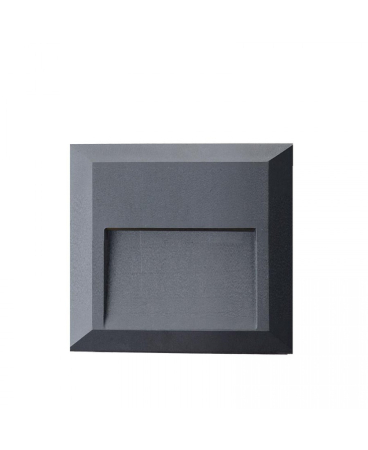 Iluminat exterior - Aplică de exterior LED, 2W, 3000K, grafit, Zambelis Lights E230