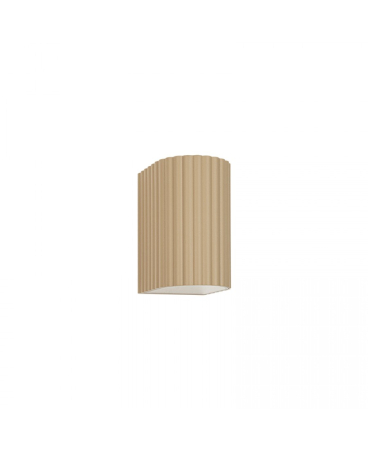 Aplice exterior - Aplică de exterior LED, 3W, 3000K, din aluminiu, gri, bej, IP54, Zambelis Lights E419