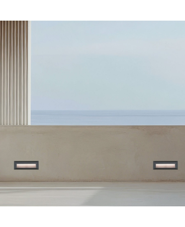 Iluminat exterior - Aplică de exterior LED, 3W, 3000K, grafit, Zambelis Lights E229