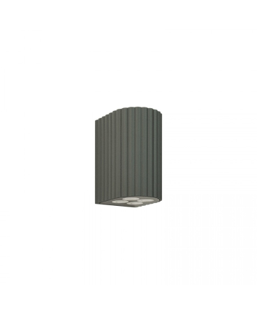 Aplice exterior - Aplică de exterior LED, 4 x 1W, 3000K, din aluminiu, grafit, IP54, Zambelis Lights E421