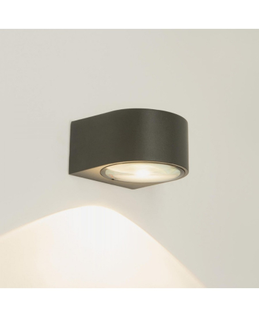 Aplice exterior - Aplică de exterior LED, 5W, 3000K, din aluminiu, grafit, Zambelis Lights E316