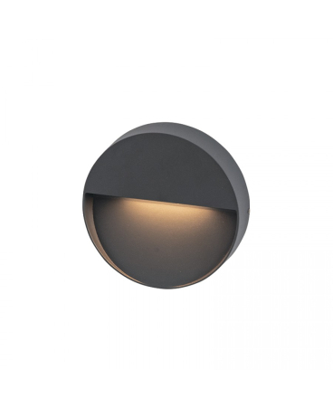 Iluminat exterior - Aplică de exterior LED, 7W, 3000K, gri închis, Zambelis Lights E242-G