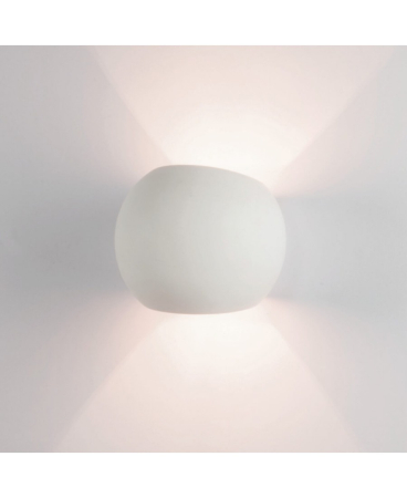 Aplice interior - Aplică de perete, 1 x G9, din ipsos, Zambelis Lights 180028