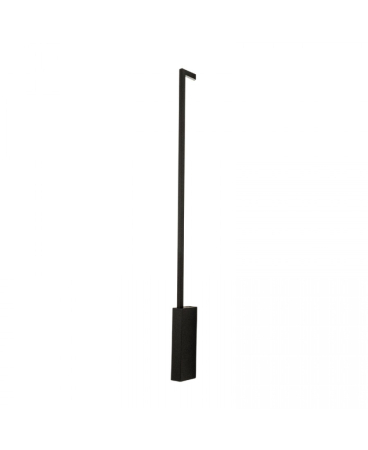 Aplice interior - Aplică de perete LED, 10W, 3000K, din metal, aluminiu, acril, negru nisipiu, Zambelis Lights 25321